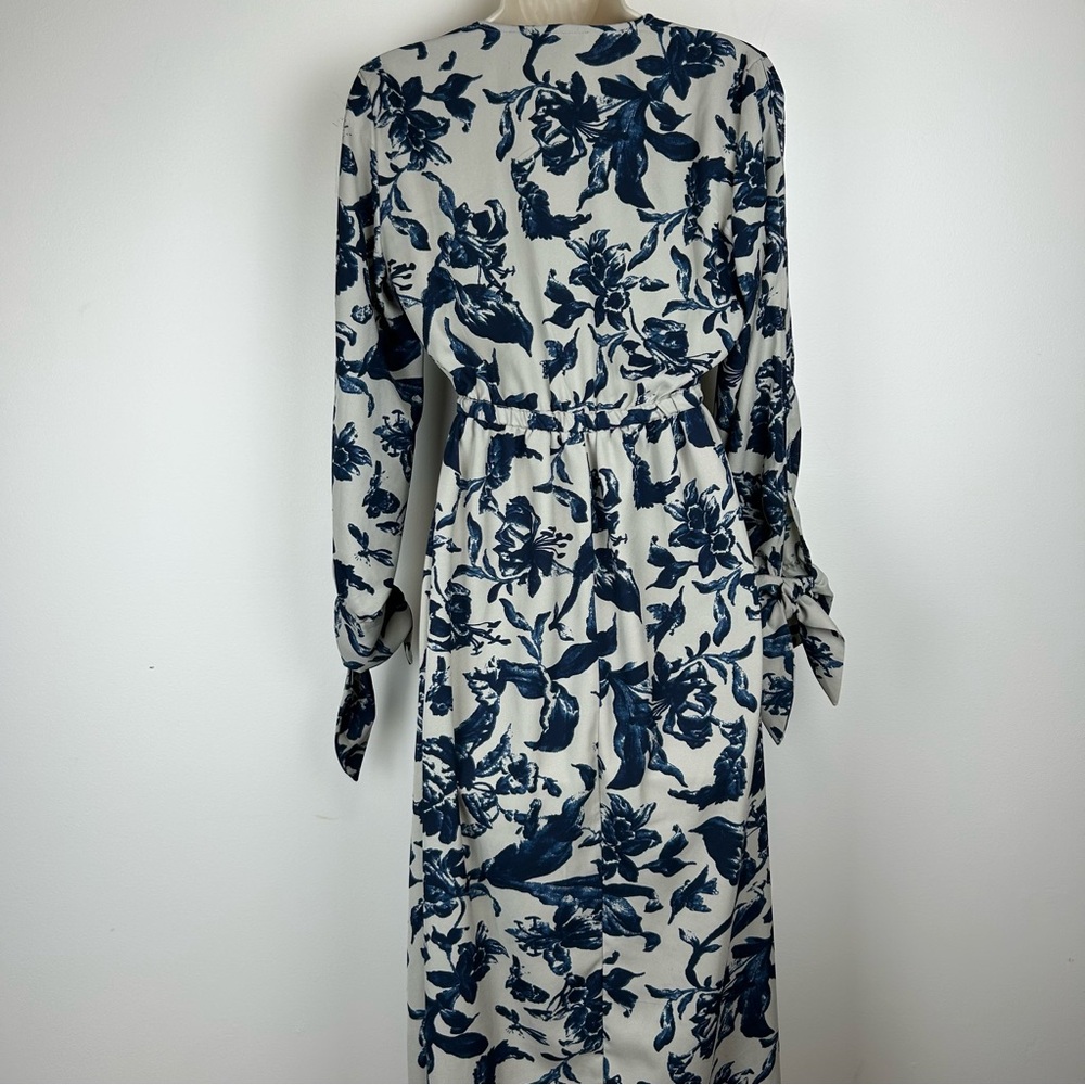 Kate & Mallory Abstract Floral Maxi Dress XS Bohemian ResortWear Wedding Guest - Picture 7 of 12